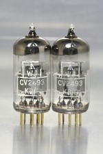 2x Mullard CV2493 Valves Tubes