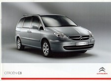 Citroen C8 2009-10 UK Market Sales Brochure LX SX Exclusive 2.0 2.2 HDi