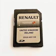 Genuine Renault 2011-2013 Tomtom Carminat LIVE Navigation SD Card 259204051R