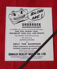 Austin healey sprite shorrock - healey,