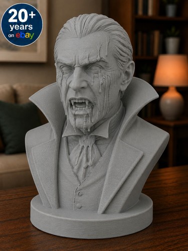 Vampire bust statue gothic - vampire,