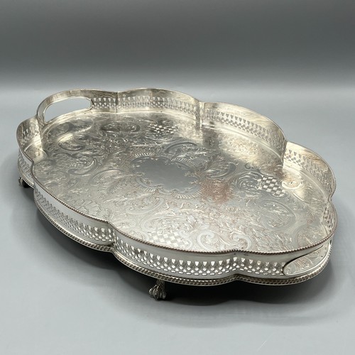 Vintage silver plated gallery - vintage,