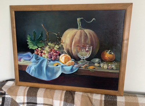 Still life with grapes and - with,