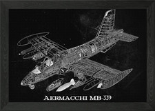 Aermacchi MB339 Framed Wall