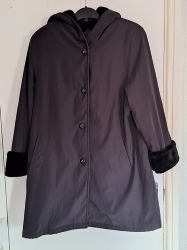 Vintage bhs womens hooded coat - hooded,