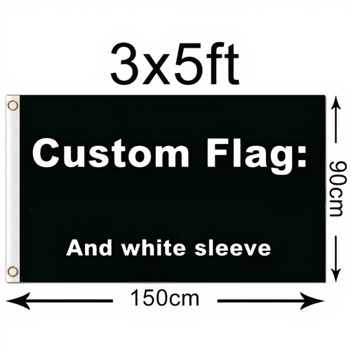 Custom flag 5ft - 5ft, x