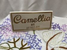 Camellia By Aynsley China Advertising Plaque