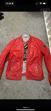 Diesel mens red leather jacket XL. Only worn a few times so in great condition.