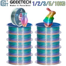 1/2/3/5/10KG Geeetech Silk Rainbow PLA 3D Printer Filament 1.75mm 1KG/Roll Lot