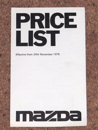 1975 northern ireland mazda - 1975,