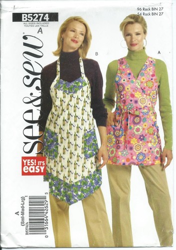 5274 sewing pattern aprons - 5274,