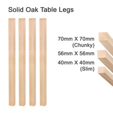 Square Solid European Oak