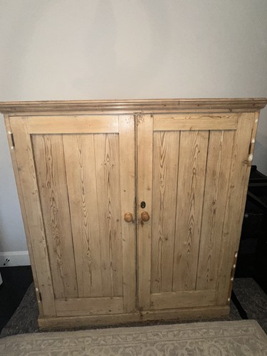 Large antique stripped - large,