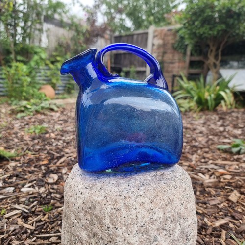 Antique georgian decanter - decanter, blue