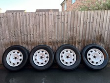 Land Rover Defender 18” 5093 White Steel Wheels + 5mm Michelin Tyres!