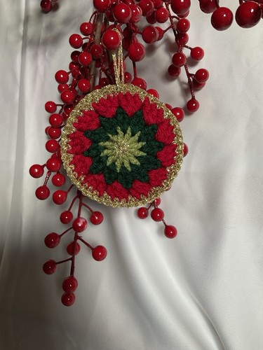 Hand crocheted christmas - hand,