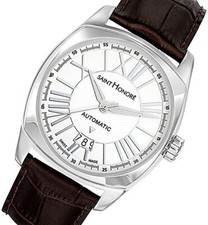 Saint Honore Lutecia Luxury Men's Swiss Made Automatic ETA 2824 Skeleton Watch 