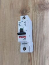Sector 6 Amp SERIES E Type B Circuit Breaker MCB FREE POST , SENT FAST