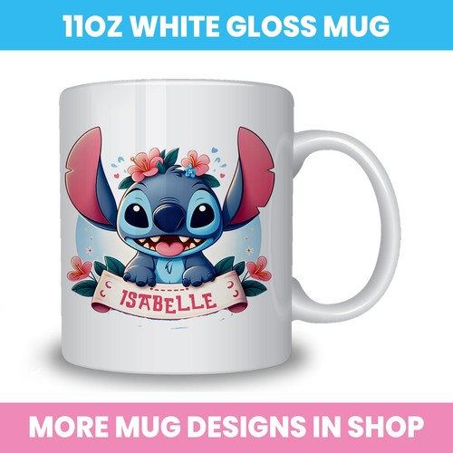 Personalised stitch mug any - stitch,