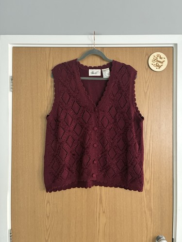Vintage kathie lee burgundy - kathie,