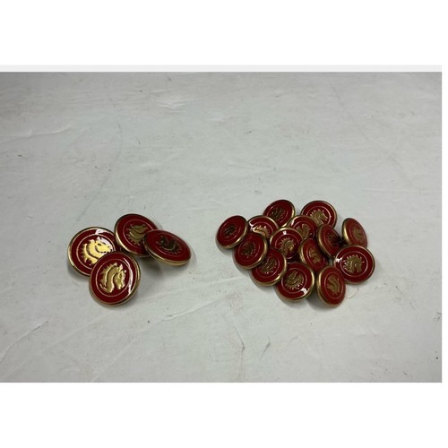 Unbranded blazer buttons red - buttons,