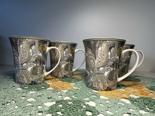 William Morris ‘Acanthus’ Leonardo Collection Set of 4 Mugs