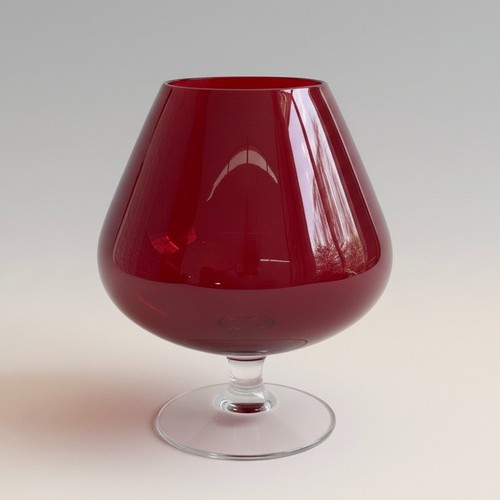 Vintage dark cherry red brandy - dark,