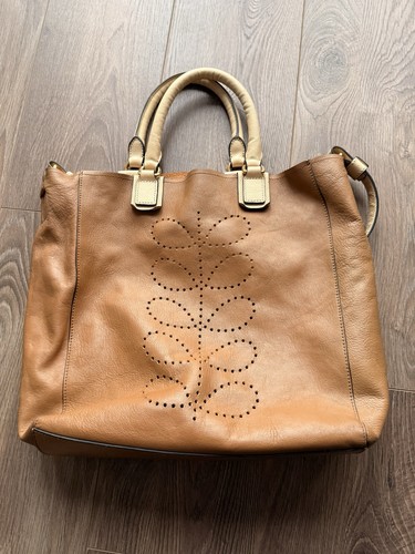 Orla kiely punched stem tan - stem,