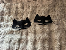 black cat mask with whiskers