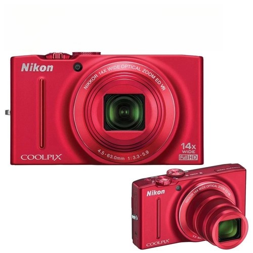 Nikon s8200 red compact - nikon,