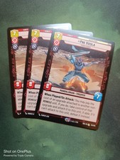 Star Wars Unlimited Shadows Of The Galaxy -Pre Vizsla 143 Rare playset X 3