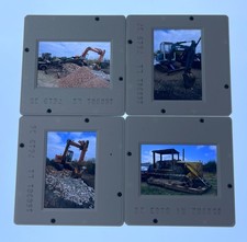 DIGGERS PLANT EXCAVATORS 35mm SLIDES COLLECTION