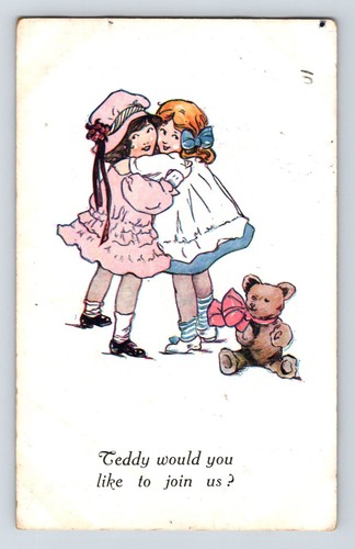 Children girls teddy bear - children:,