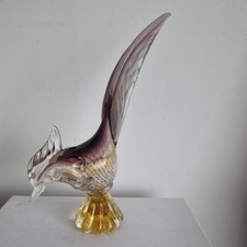 Vintage Murano glass bird sculpture 11". I have another similiar one listed