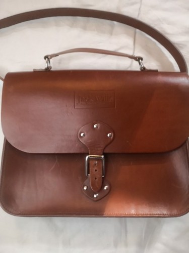 Jack wills leather satchel - wills,