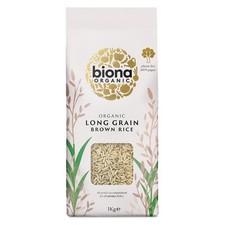 Biona Organic Long Grain Brown Rice 1kg