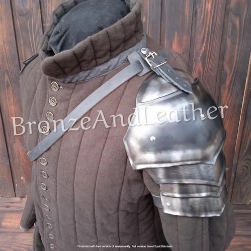 Medieval single pauldron - medieval,