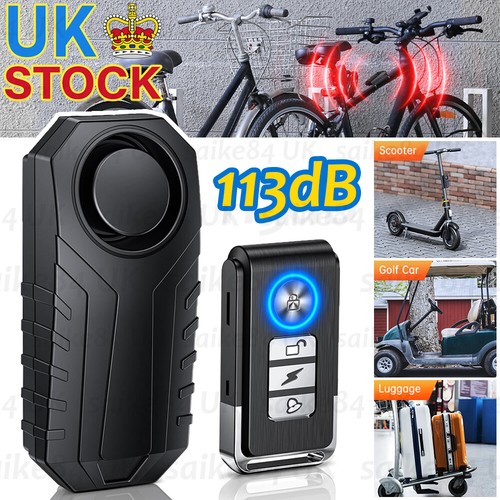 Wireless bike alarm 113db - alarm,