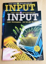 'INPUT' (computer) Magazines - Issues 1-10 - 1984 - Learn Programming Code