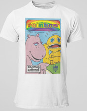 rainbow t shirt retro birthday