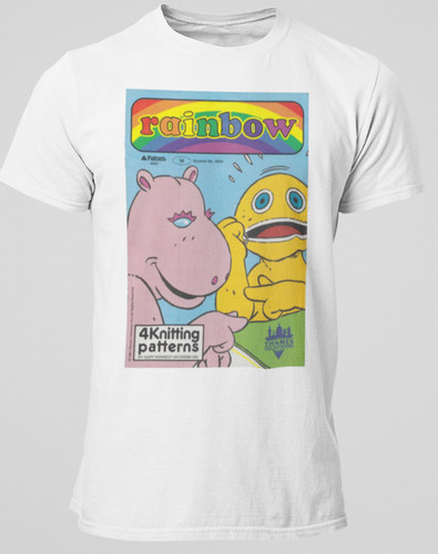 Rainbow shirt retro - t,