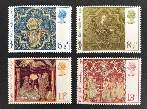 1976 mnh christmas set - gb,