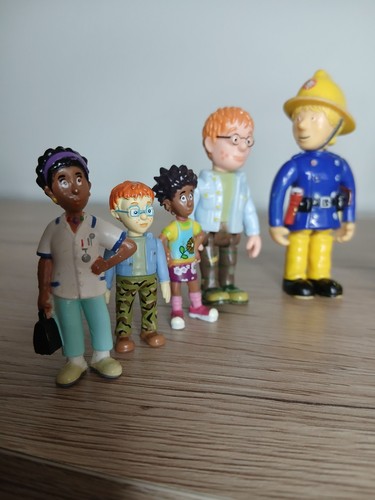 Fireman sam set vintage - sam, 9