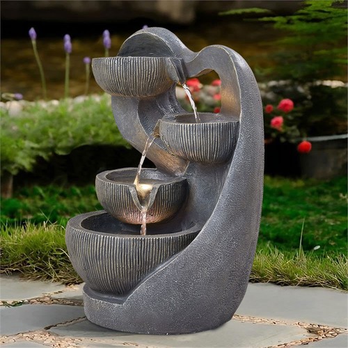Water fountain feature - fountain,