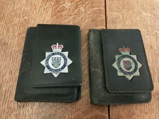 Obsolete British Transport Police Leather Holders Badge X2