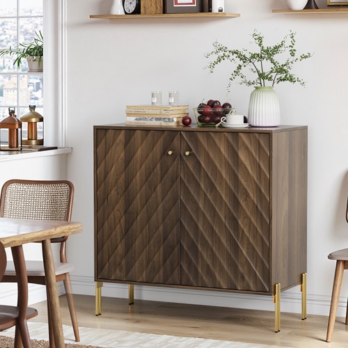Wooden sideboard buffet accent - wooden,