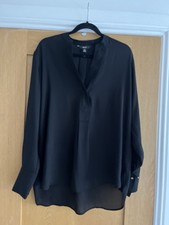 Next Ladies Black Blouse Size