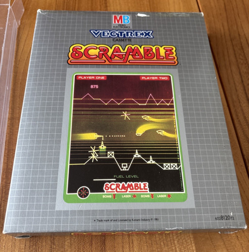 Scramble vectrex game - vectrex,