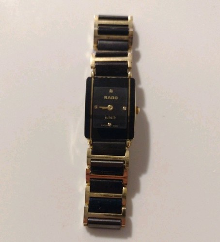 Rado jubile 18mm black gold - jubile,