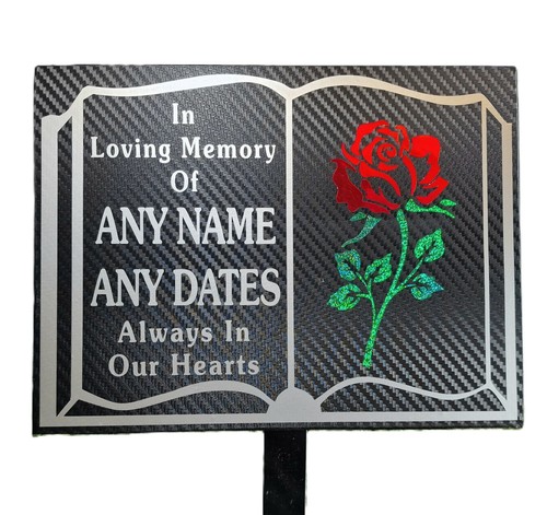 Memorial plaque personalised - memorial,